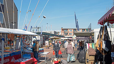 Foto van de markt in Centrumwaard