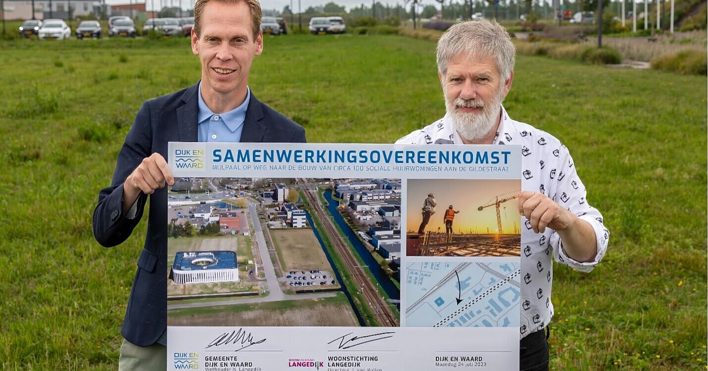 Dijk en Waard and Woonstichting Langedijk sign a cooperation agreement