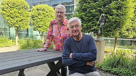 Joke Visser en Ton Buis zijn twee leden van de nieuwe klankbordgroep.