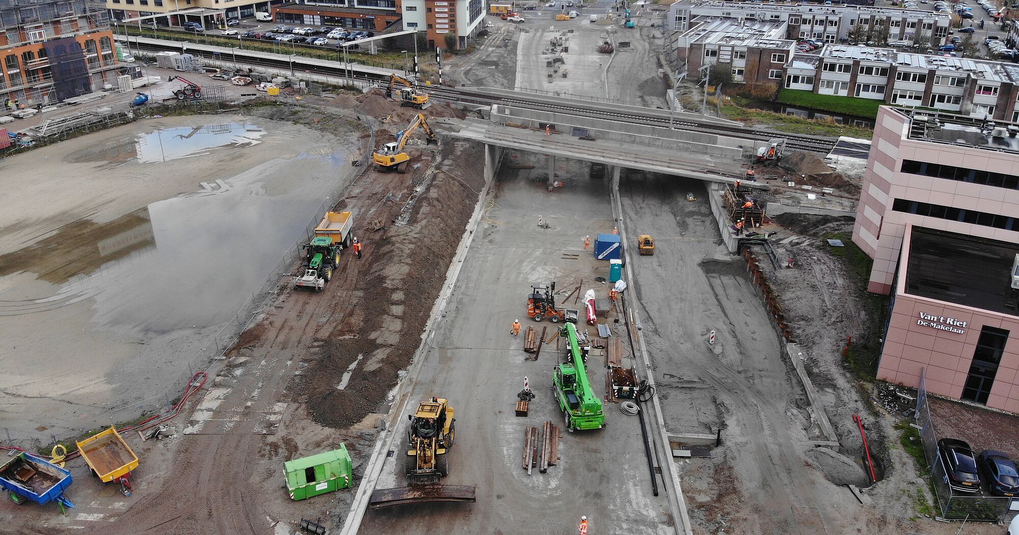Spooronderdoorgang eerder open dan verwacht